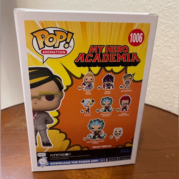 Funko POP Animation: My Hero Acadamia - Sir Nighteye #1006 - Picture 6 of 10